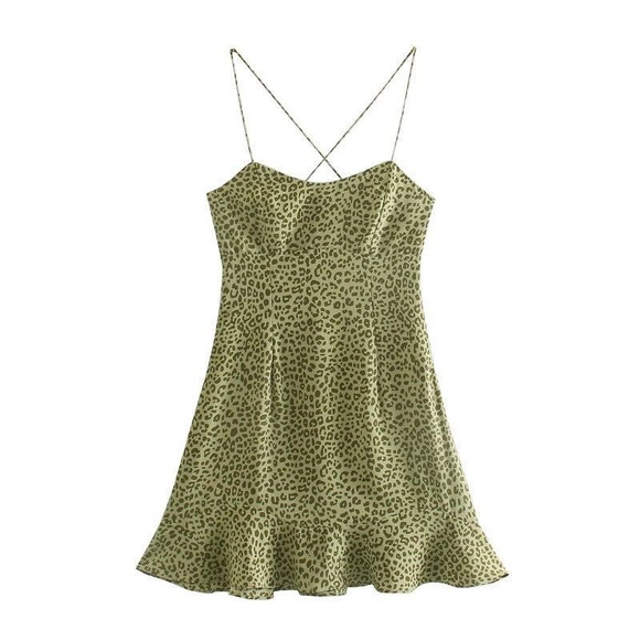 Zara | Dresses | Zara Animal Print Dress | Poshmark